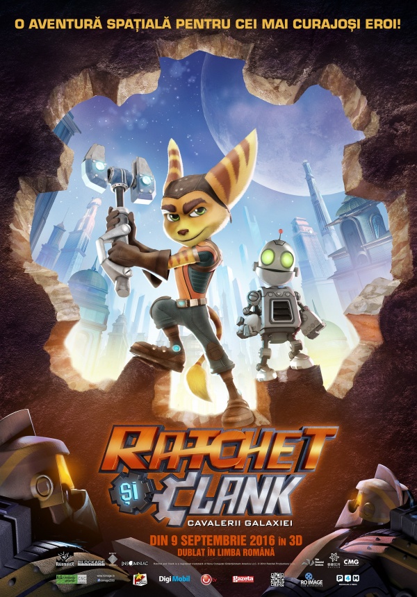 Afis RATCHET ȘI CLANK. CAVALERII GALAXIEI