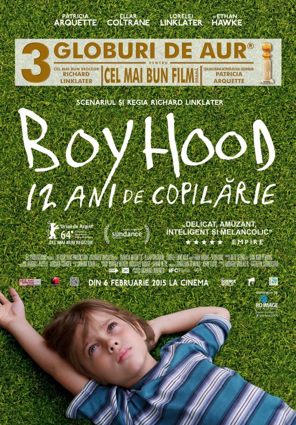 Afis BOYHOOD. 12 ANI DE COPILĂRIE