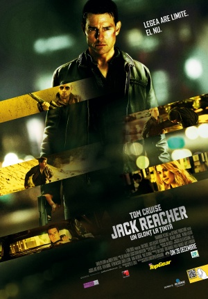 Afis JACK REACHER. UN GLONŢ LA ŢINTĂ